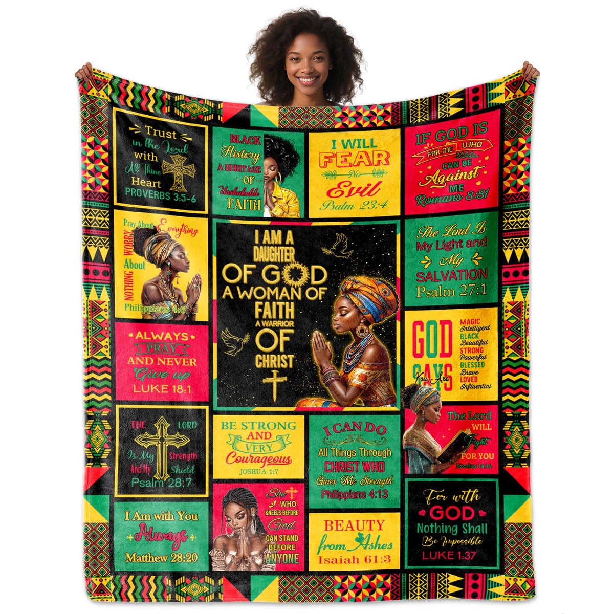 OAKZIUE blanket 60x50 inches in soft flannel for warm, cozy evenings