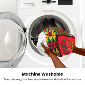 OAKZIUE machine-washable care blanket for easy maintenance