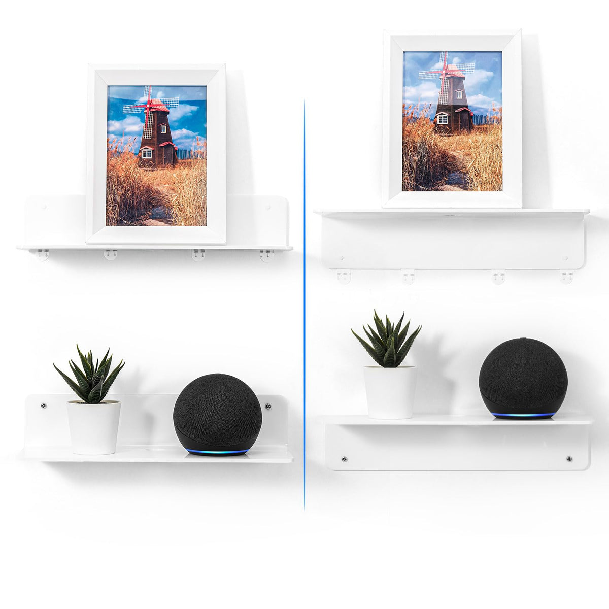 OAPRIRE baby monitor rests on shelf within reach
