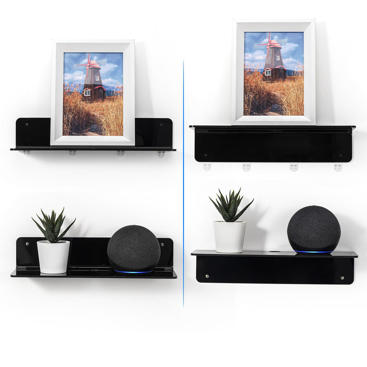 OAPRIRE no-drill shelf kit enables quick, tool-free setup.