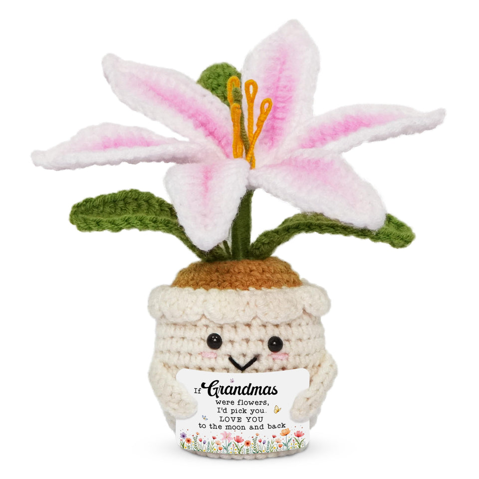 OASSIE crochet lily for grandma, a heartwarming keepsake gift.