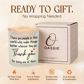 OASSIE gift-ready-packaging candle presentation for easy gifting