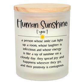 OASSIE Vanilla Lavender Candle 10oz with a calming aroma for relaxation and gifting.