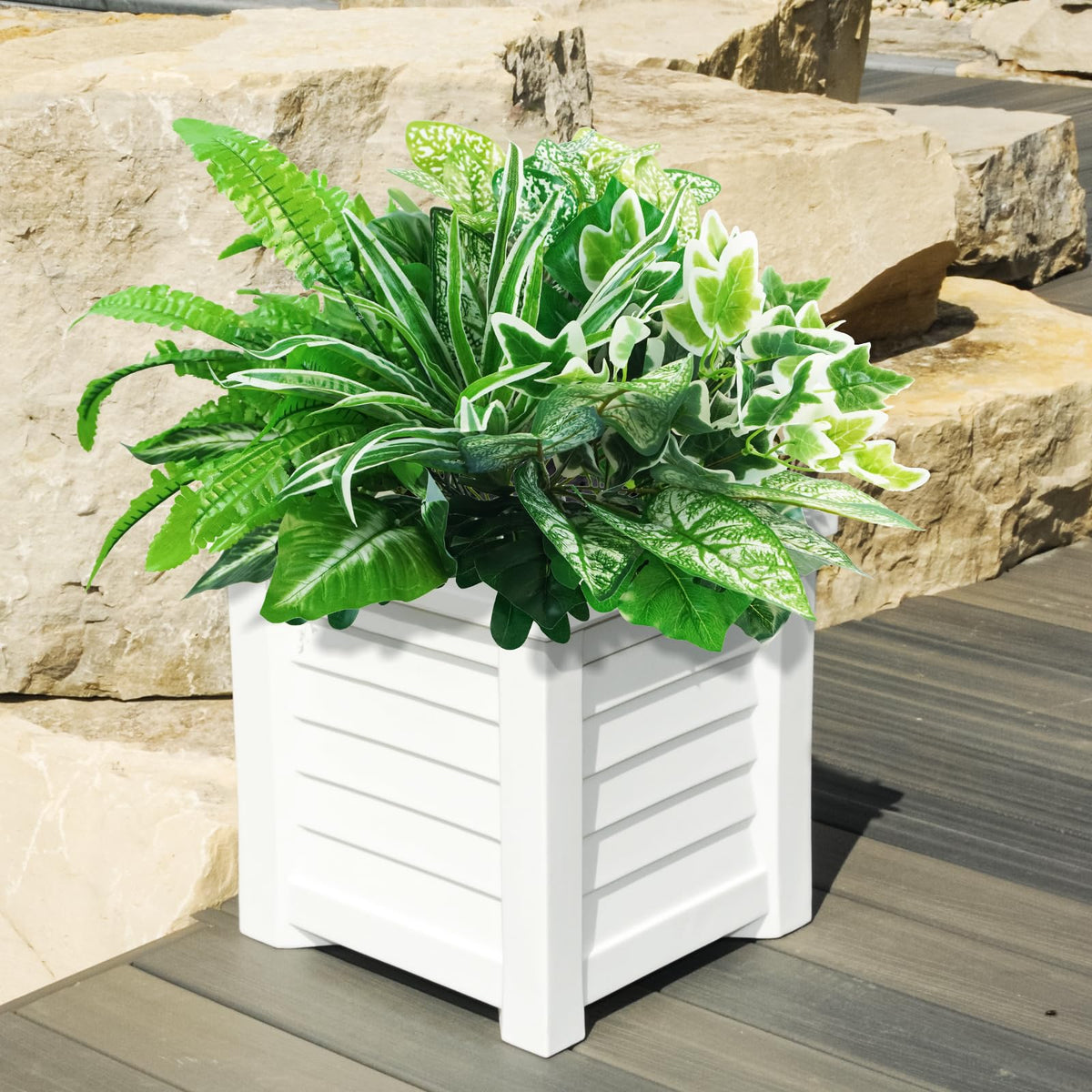 obbsie ivy vine enhances railing greenery