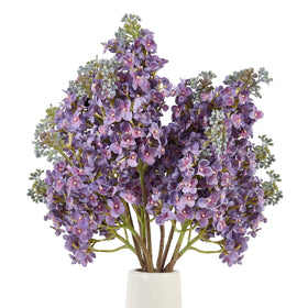 OBDXZHC purple lilac-delphinium long stem for tall vases, ideal centerpiece accent.