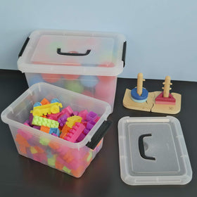 Obstnny top-handle bin designed for easy carrying during travel.