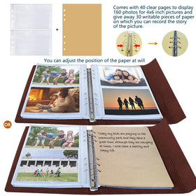 OBTAIN compact travel-size album fits easily in bags and shelves