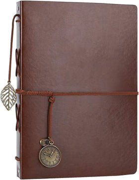 OBTAIN Photo Album with leather cover showing durable craftsmanship for lasting memories