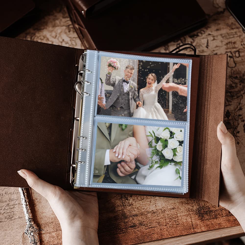 OBTAIN Photo Album with writing space to capture stories beside each photo
