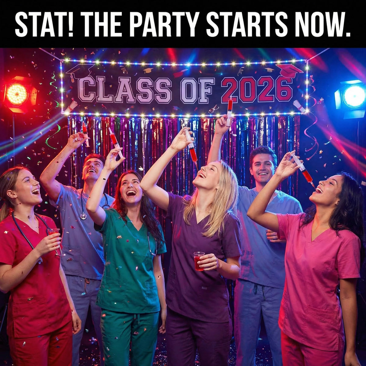 OceanCamel complete nurse graduation kit supports easy DIY decor and celebration.