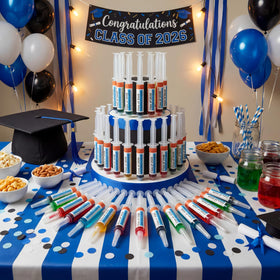 OceanCamel party favors that double as decorative keepsakes for graduates.
