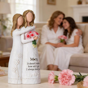 Ocosy figurine on mantel display adding sentimental charm