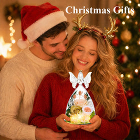 Ocosy gift card and box included with angel rose keepsake