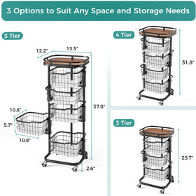 Ocyfym top shelf storage adds space for spices and jars.