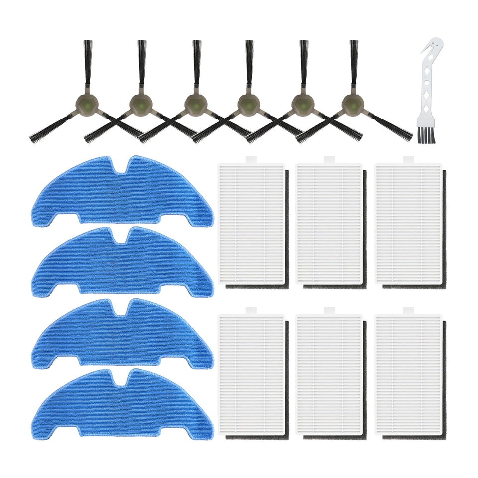 Odashen Lefant M330 Pro side brushes for deep edge cleaning and tangle-free maintenance.