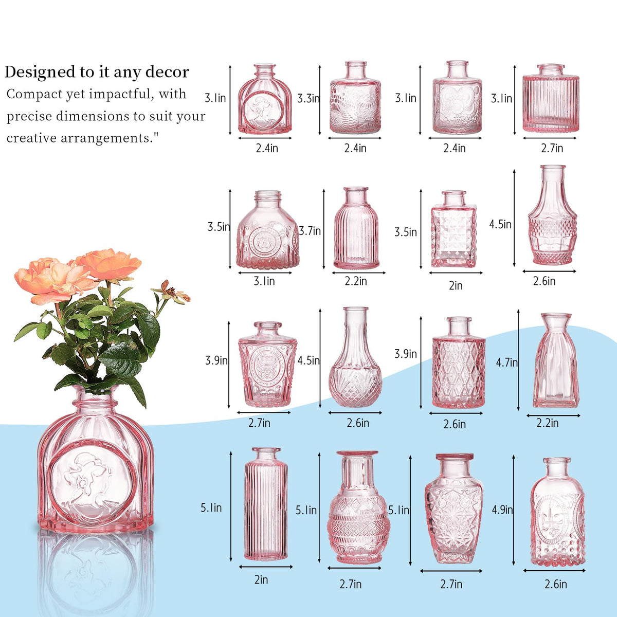 ODBCYWM bulk vases for event décor and hostess gifts.