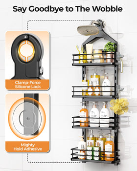 ODesign adjustable shelf height lets tall bottles fit comfortably.