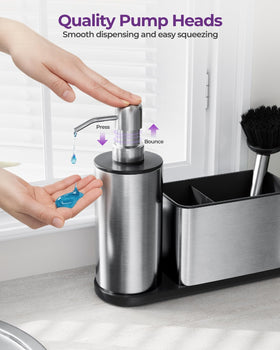 ODesign anti-slip base prevents movement on wet counters.