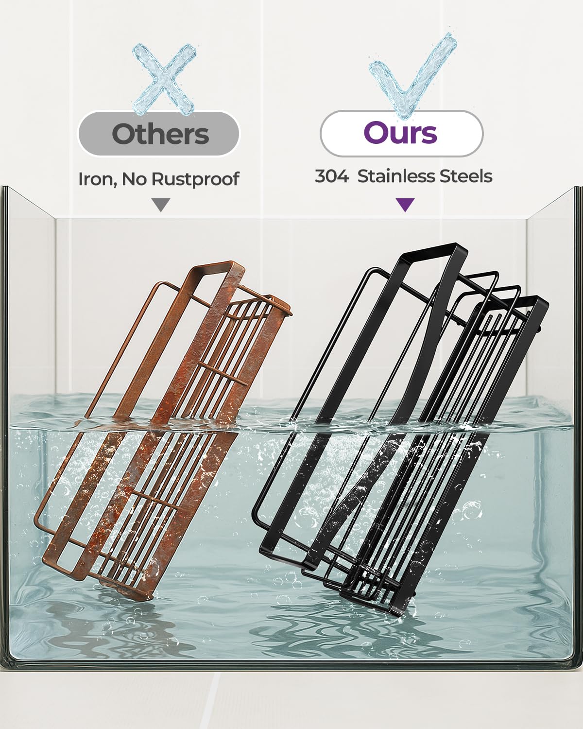 ODesign soap dish drains and stores soap neatly