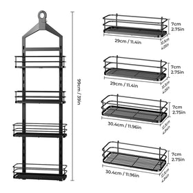 ODesign space-saving bathroom organizer for small bathrooms and rentals.