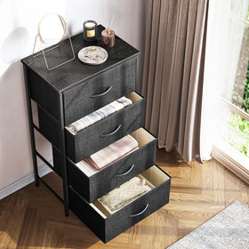 ODK dresser 4 drawers side view highlights organized storage for daily essentials.