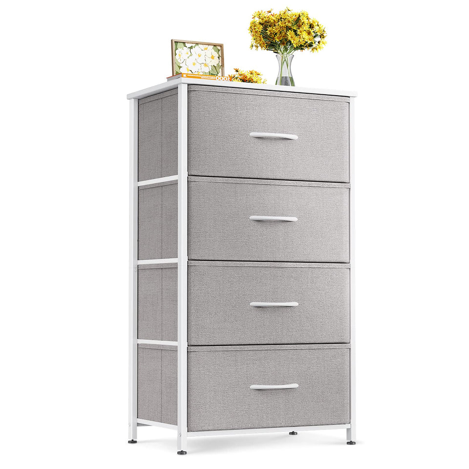 ODK dresser with wood top offers a durable surface for daily use.