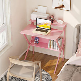 ODK small desk assembly process with included hardware and clear instructions