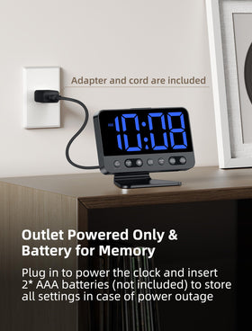Eight-color night light creates a soothing bedroom ambiance