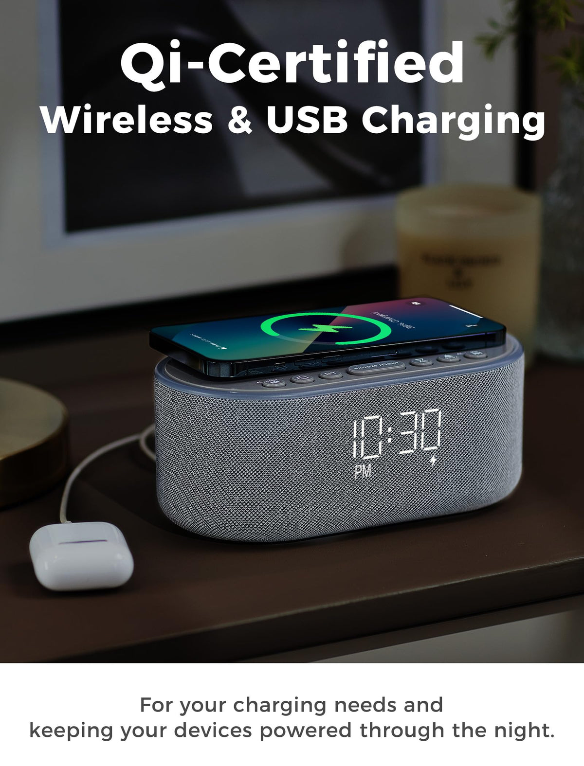 Odokee qi fast charging pad ready to power devices.
