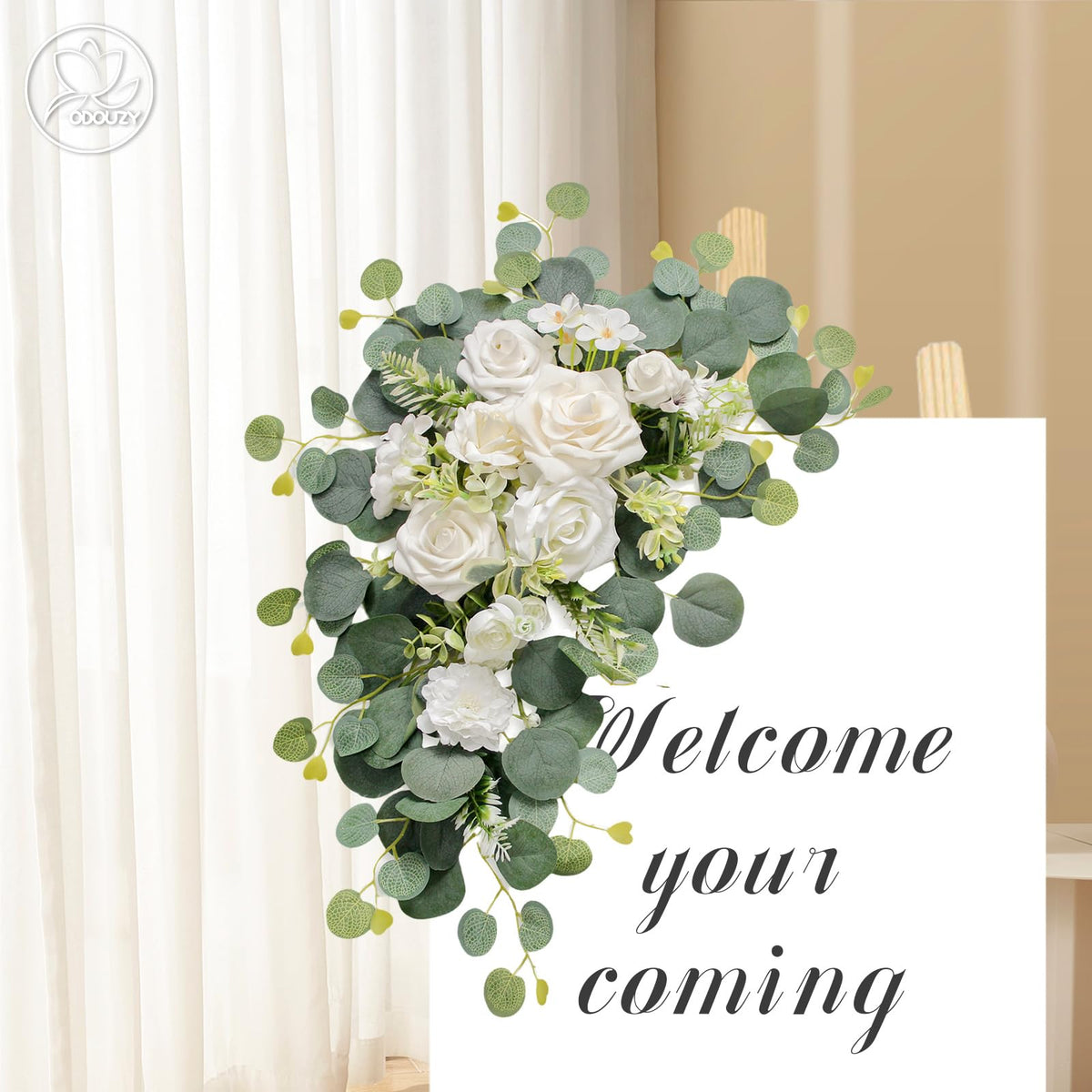 Odouzy arch flowers backdrops provide vibrant, lifelike decor for any backdrop.