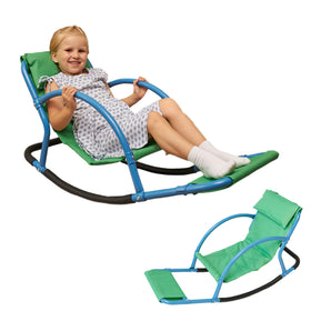 ODOXIA Kids Sensory Rocking Chair front view shows a gentle rocking for balance.
