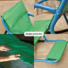ODOXIA Kids Sensory Rocking Chair outdoor-use ready for backyard play.