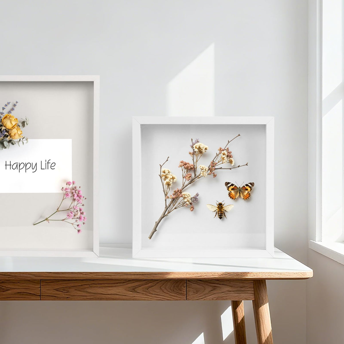 ODPF ShadowBox 6-pack white 5x5 arrives gift ready with protective film.