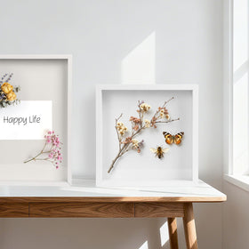 ODPF ShadowBox 6-pack white 5x5 arrives gift ready with protective film.
