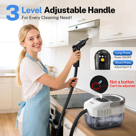 ODSD steam cleaner heat-up in 15 seconds for fast start