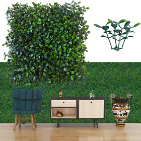 ODTORY artificial grass wall panel backdrop 10x10 inch adds privacy and greenery