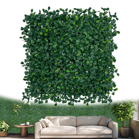 ODTORY artificial greenery grass wall panel close-up, rich texture for indoor outdoor decor.