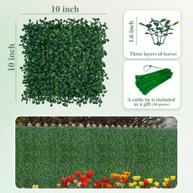 ODTORY ivy leaves close-up, 3-layer texture adds natural depth.