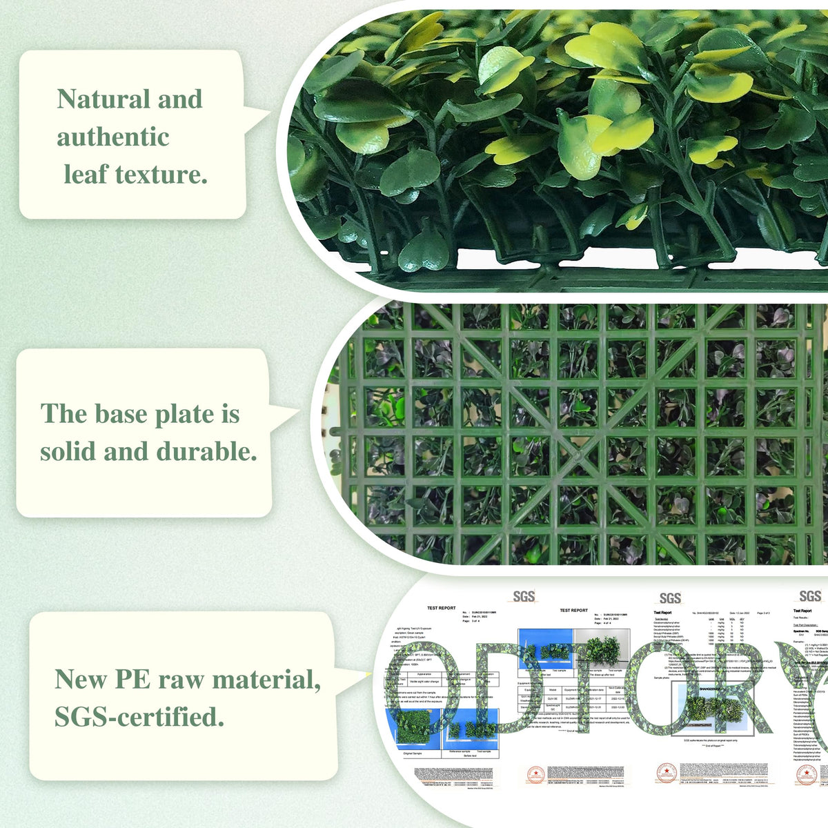 ODTORY outdoor privacy screen on wall creates lush ambience.