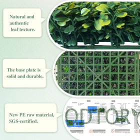 ODTORY outdoor privacy screen on wall creates lush ambience.