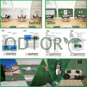 ODTORY outdoor garden panel offers quick privacy and a natural look