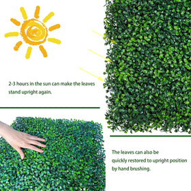 ODTORY sun-proof green wall panel stands up to outdoor weather
