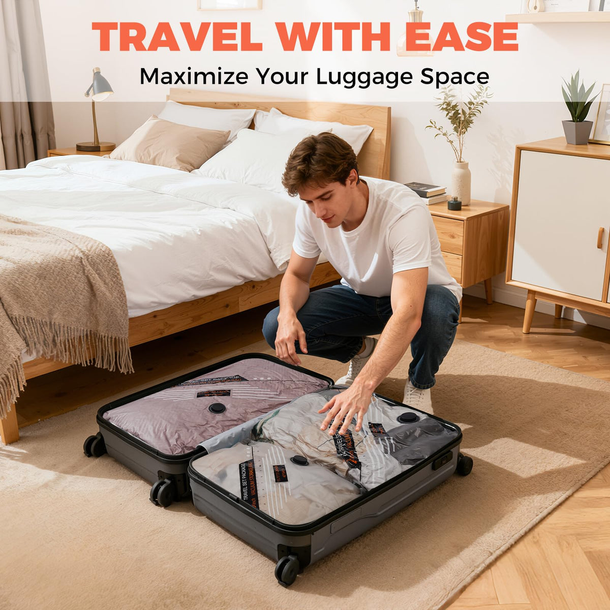 OEODAJ transparent design lets you identify contents quickly.