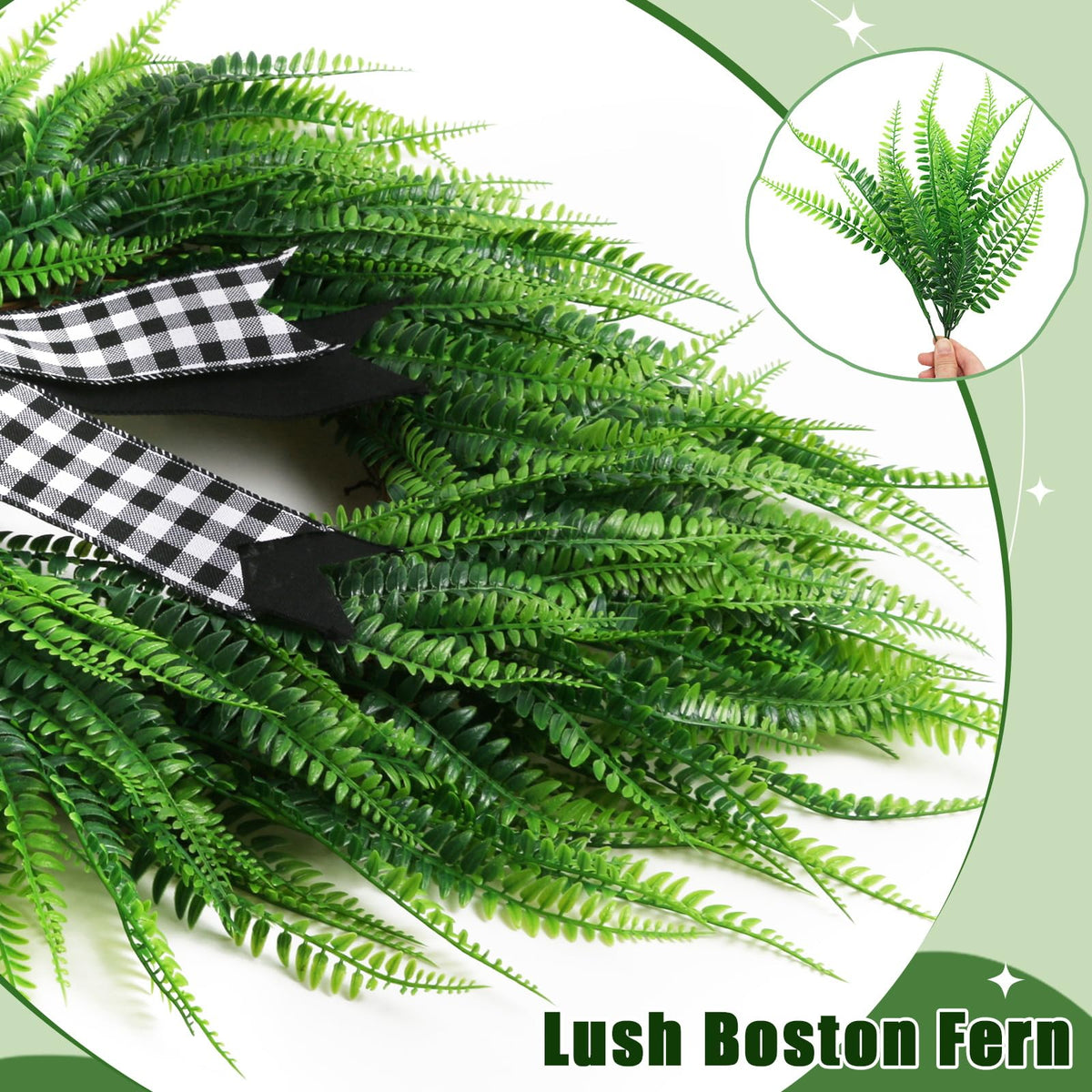 OEOPIUR fern leaves detail highlights craftsmanship for an elegant home accent