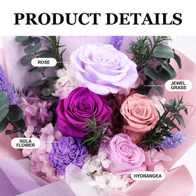 Oerdoh Forever Flowers gift box with handcrafted vase enhances gifting and display.