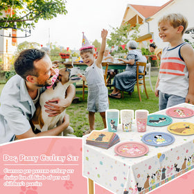 Oevbexos close-up of puppy design adding charm to dog-themed party