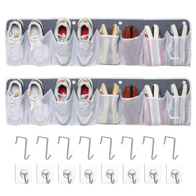 Ofiray-home rv shoe storage bedside 16-pocket keeps shoes neatly within reach