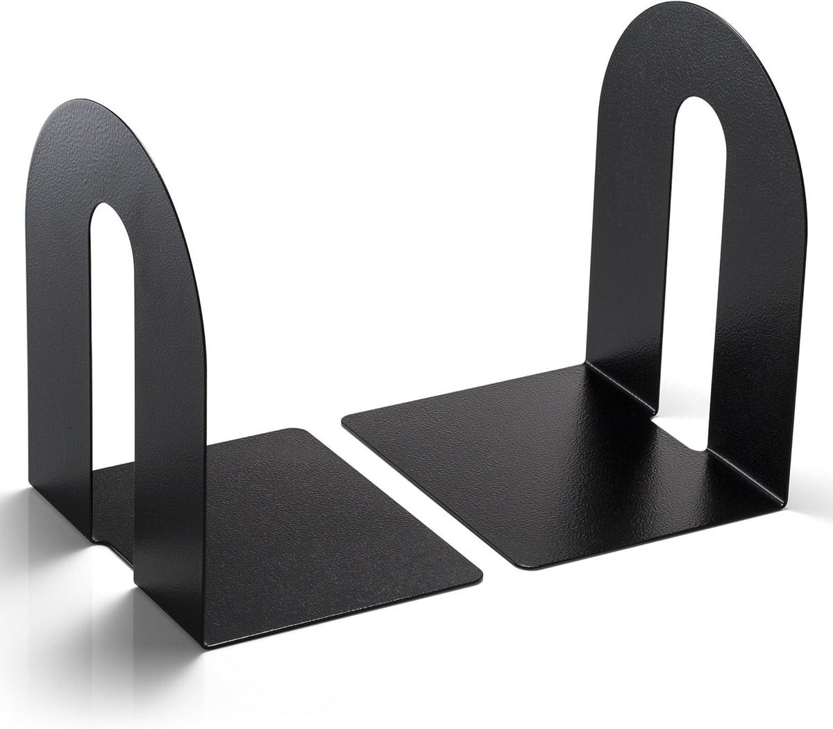 Officemate black pair of bookends keep directories upright and organized
