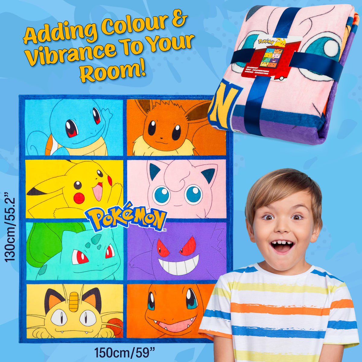 Official Pokémon merch showcases licensed quality and fan appeal.