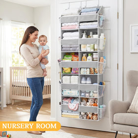 Ofiray-Home 20-inch wide door organizer shown in a usable home setting.